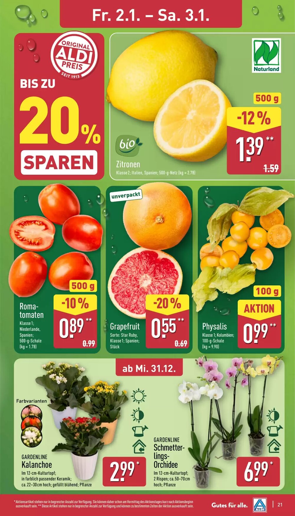 Aldi Nord Prospekt (ab 29.12.2025) zum Blättern - Seite 21