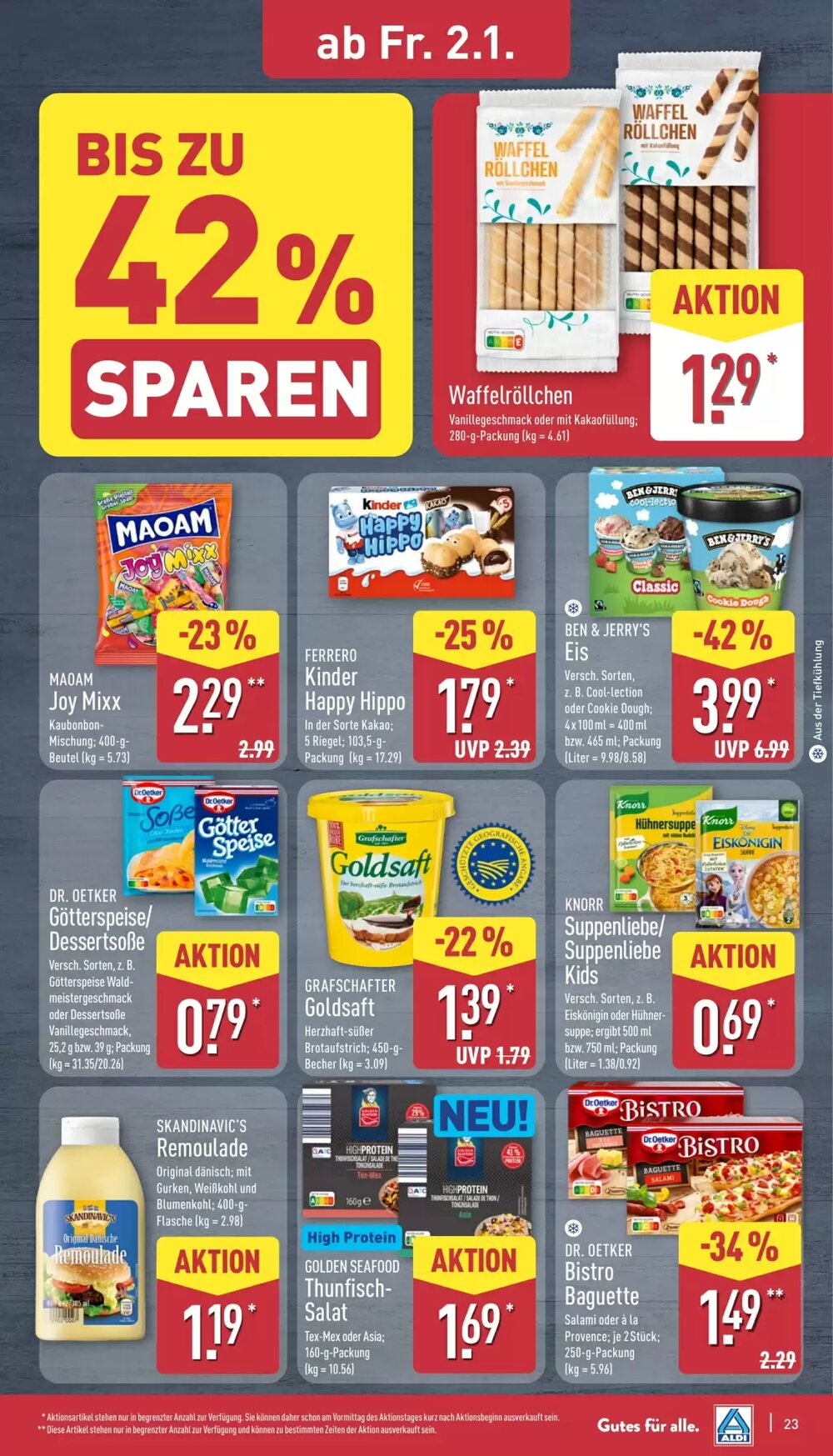 Aldi Nord Prospekt (ab 29.12.2025) zum Blättern - Seite 23