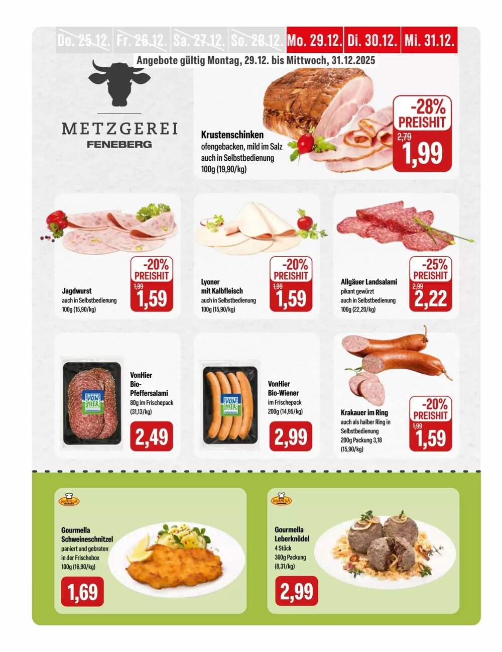 Feneberg Prospekt (ab 29.12.2025) zum Blättern - Seite 2