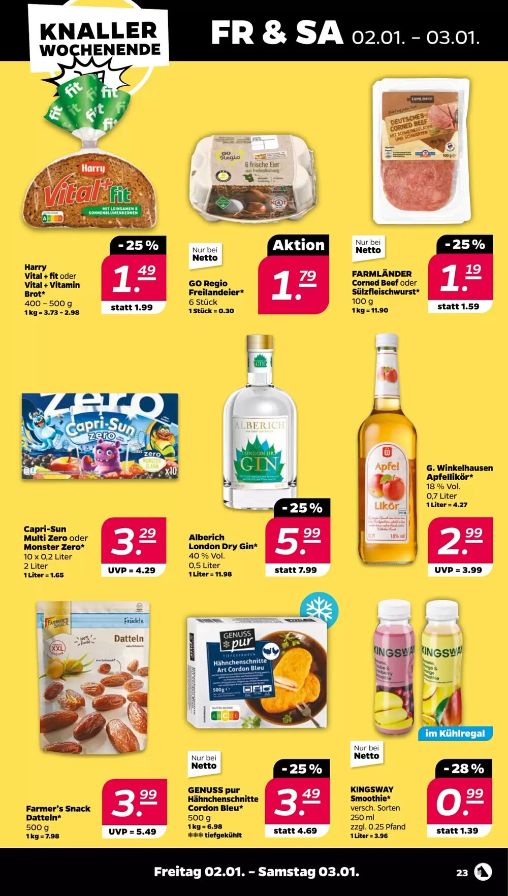 NETTO Prospekt (ab 29.12.2025) zum Blättern - Seite 23