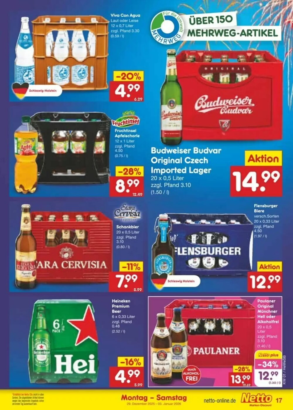 Netto Marken-Discount Prospekt (ab 29.12.2025) zum Blättern - Seite 17
