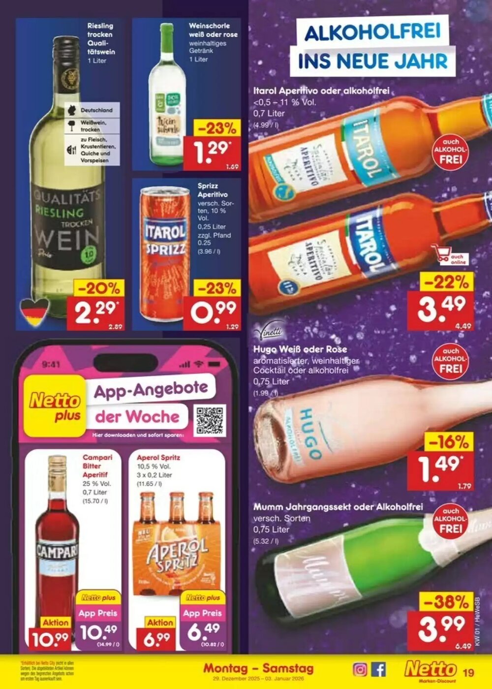 Netto Marken-Discount Prospekt (ab 29.12.2025) zum Blättern - Seite 19