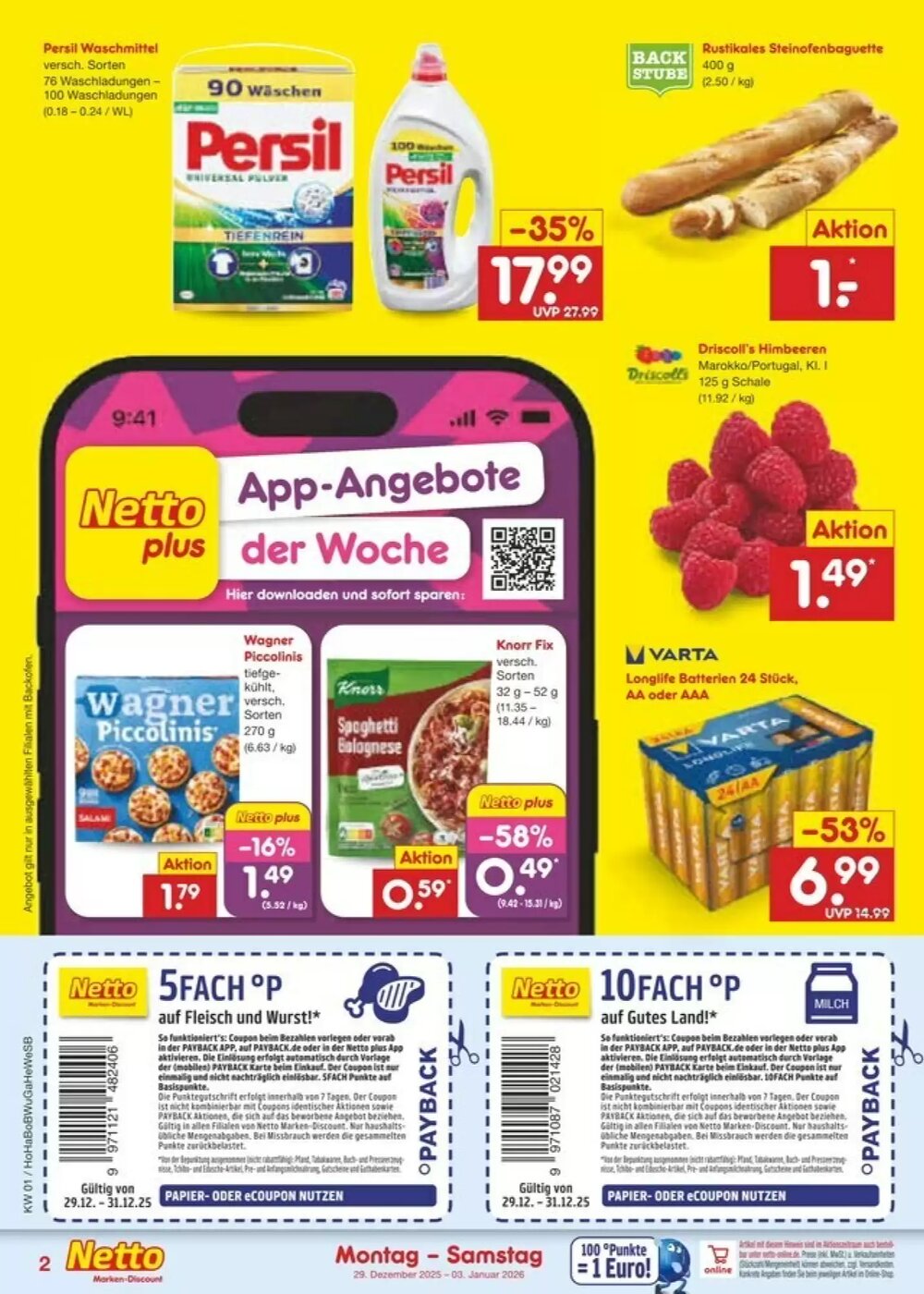 Netto Marken-Discount Prospekt (ab 29.12.2025) zum Blättern - Seite 2