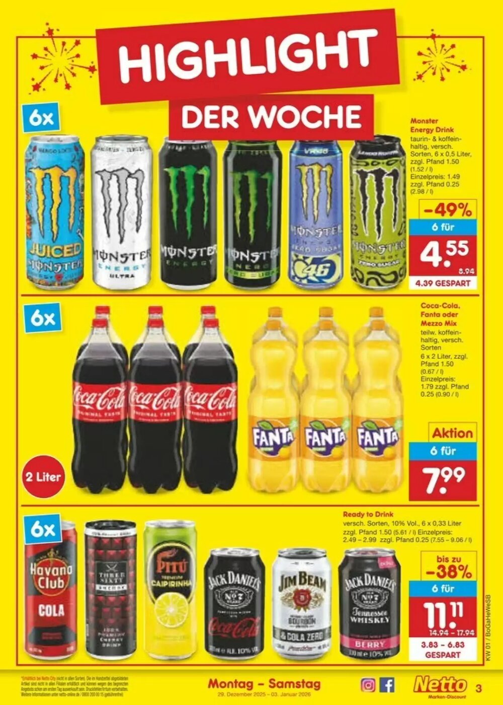 Netto Marken-Discount Prospekt (ab 29.12.2025) zum Blättern - Seite 3