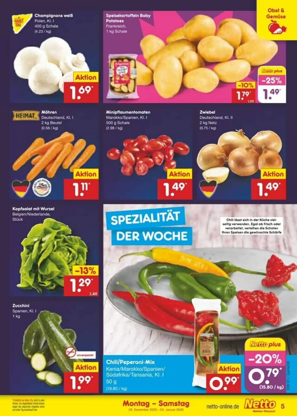 Netto Marken-Discount Prospekt (ab 29.12.2025) zum Blättern - Seite 5