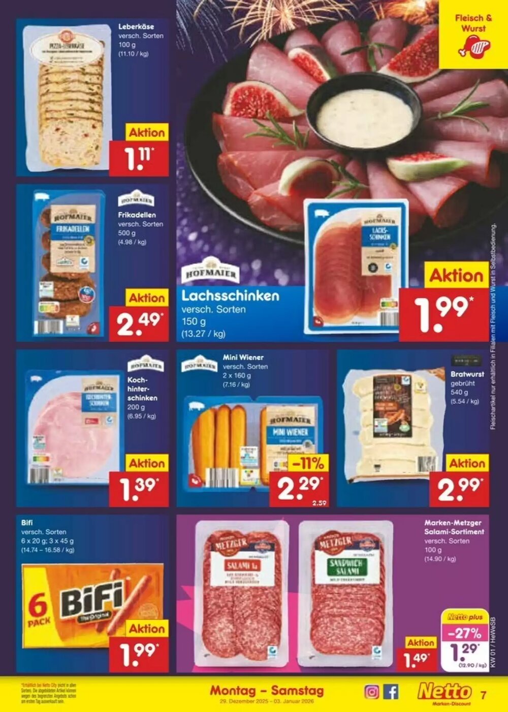Netto Marken-Discount Prospekt (ab 29.12.2025) zum Blättern - Seite 7