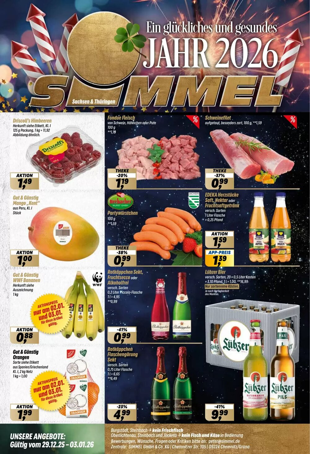 Simmel Prospekt (ab 29.12.2025) zum Blättern - Seite 1