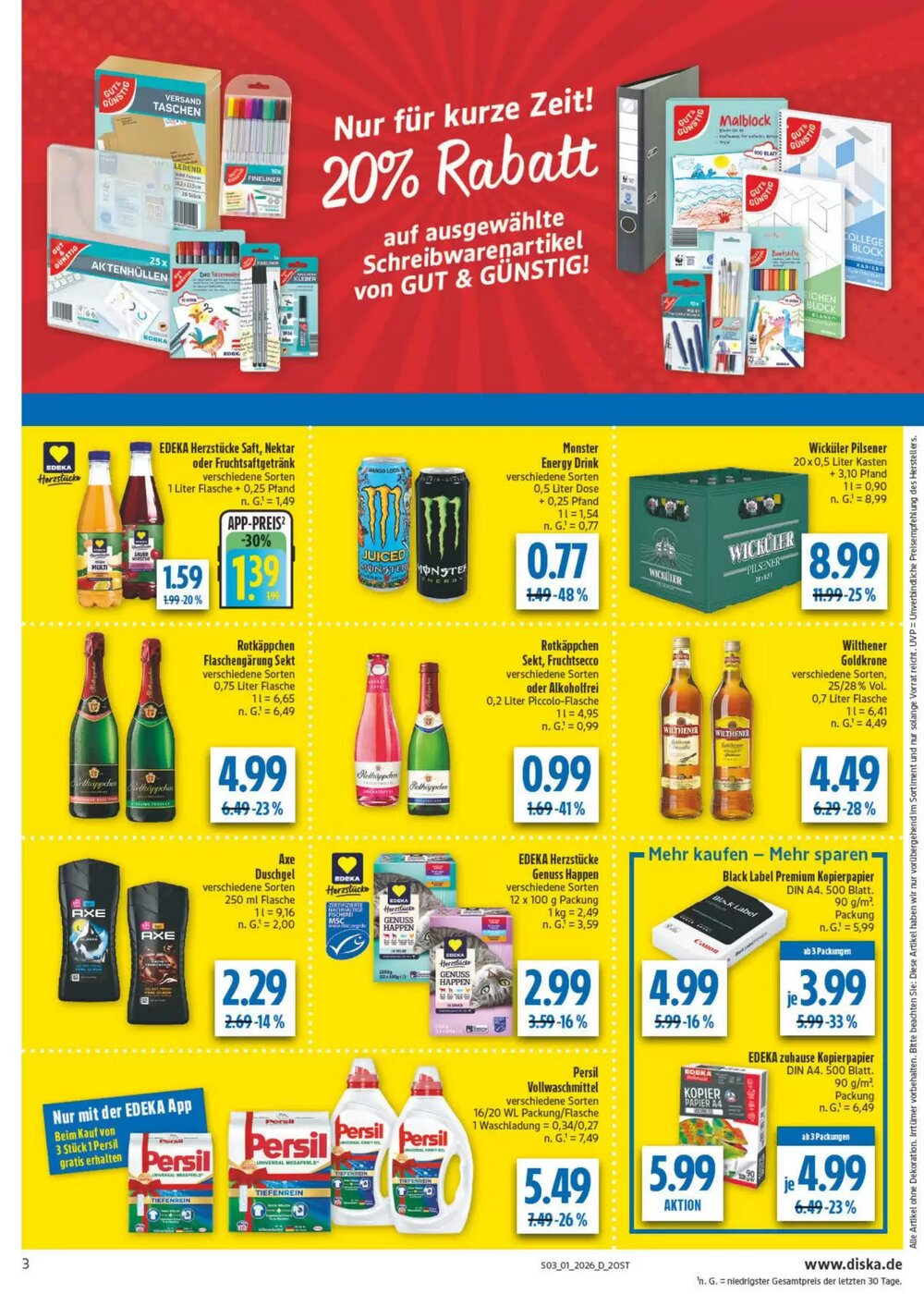 diska Prospekt (ab 29.12.2025) zum Blättern - Seite 3