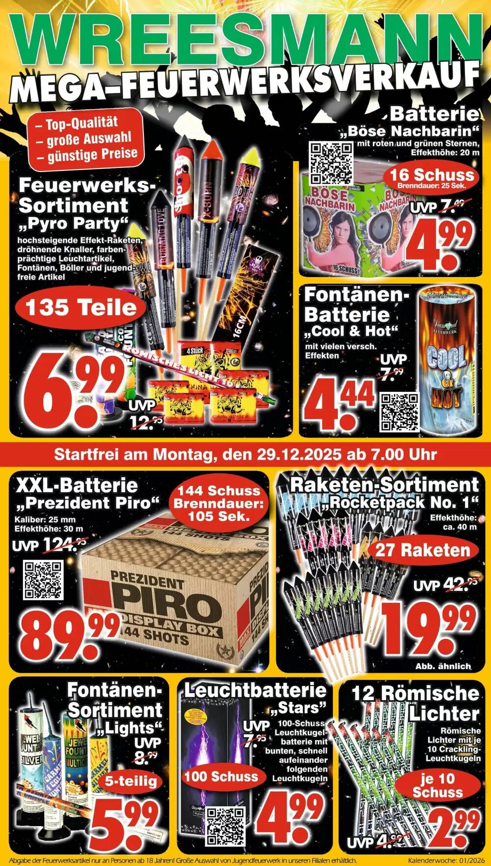 Wreesmann Prospekt (ab 29.12.2025) zum Blättern - Seite 1