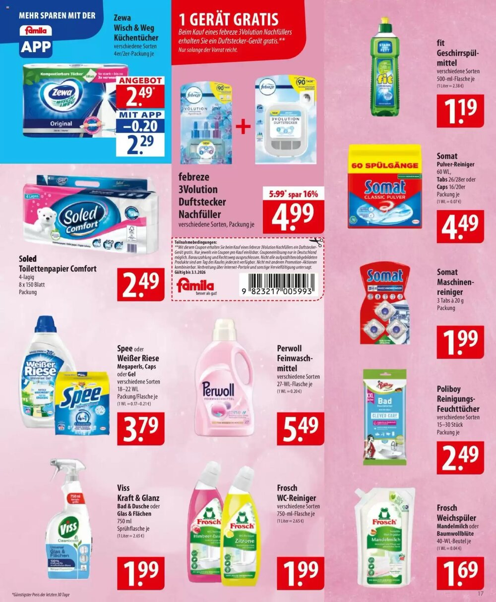 Famila Nord Ost Prospekt (ab 29.12.2025) zum Blättern - Seite 17