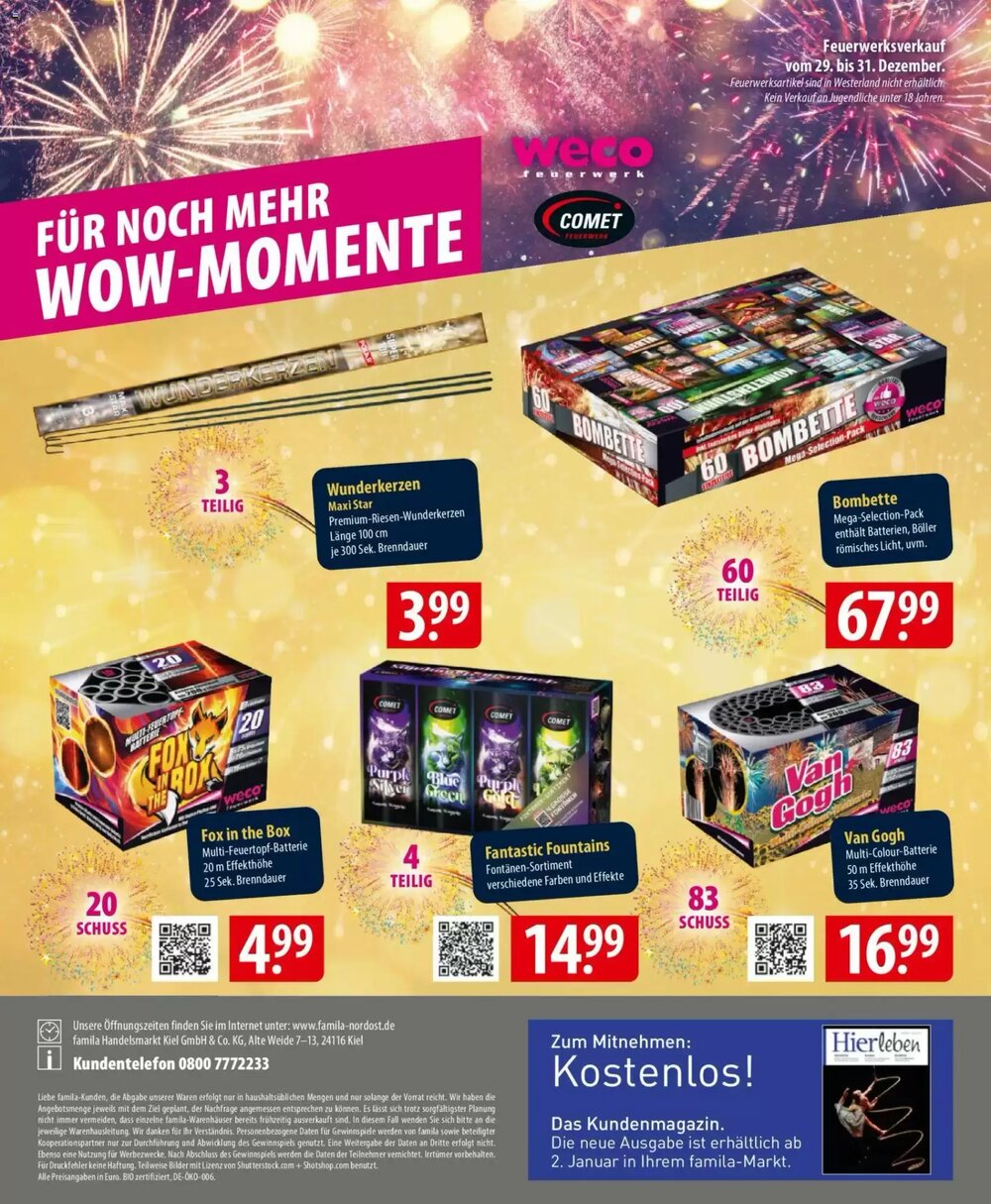 Famila Nord Ost Prospekt (ab 29.12.2025) zum Blättern - Seite 28