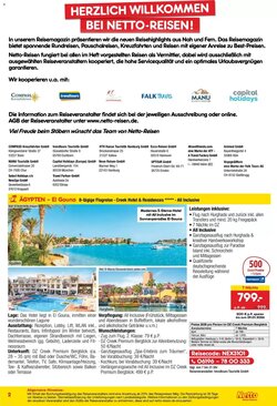 Netto Reisen Prospekt (ab 29.12.2025) zum Blättern - Seite 2
