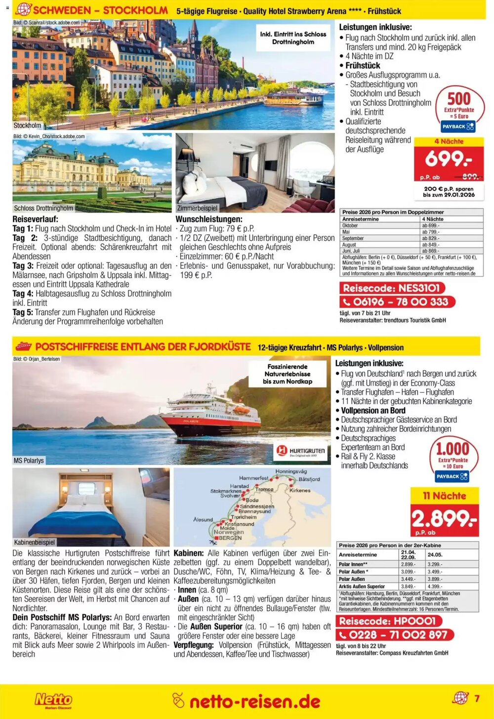Netto Reisen Prospekt (ab 29.12.2025) zum Blättern - Seite 7