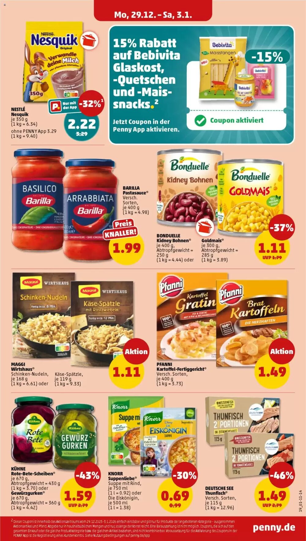 PENNY Prospekt (ab 29.12.2025) zum Blättern - Seite 19