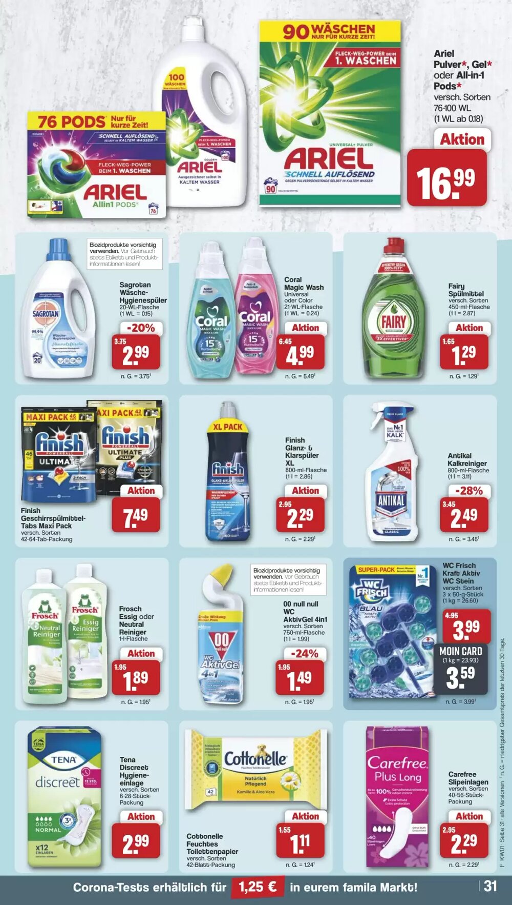 Famila Nord West Prospekt (ab 29.12.2025) zum Blättern - Seite 33