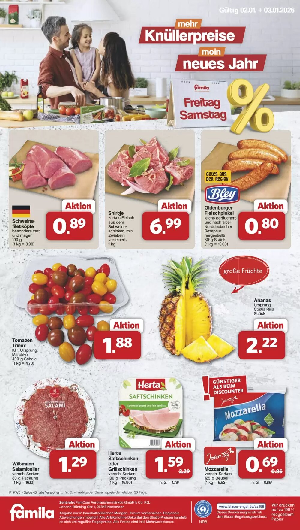 Famila Nord West Prospekt (ab 29.12.2025) zum Blättern - Seite 42