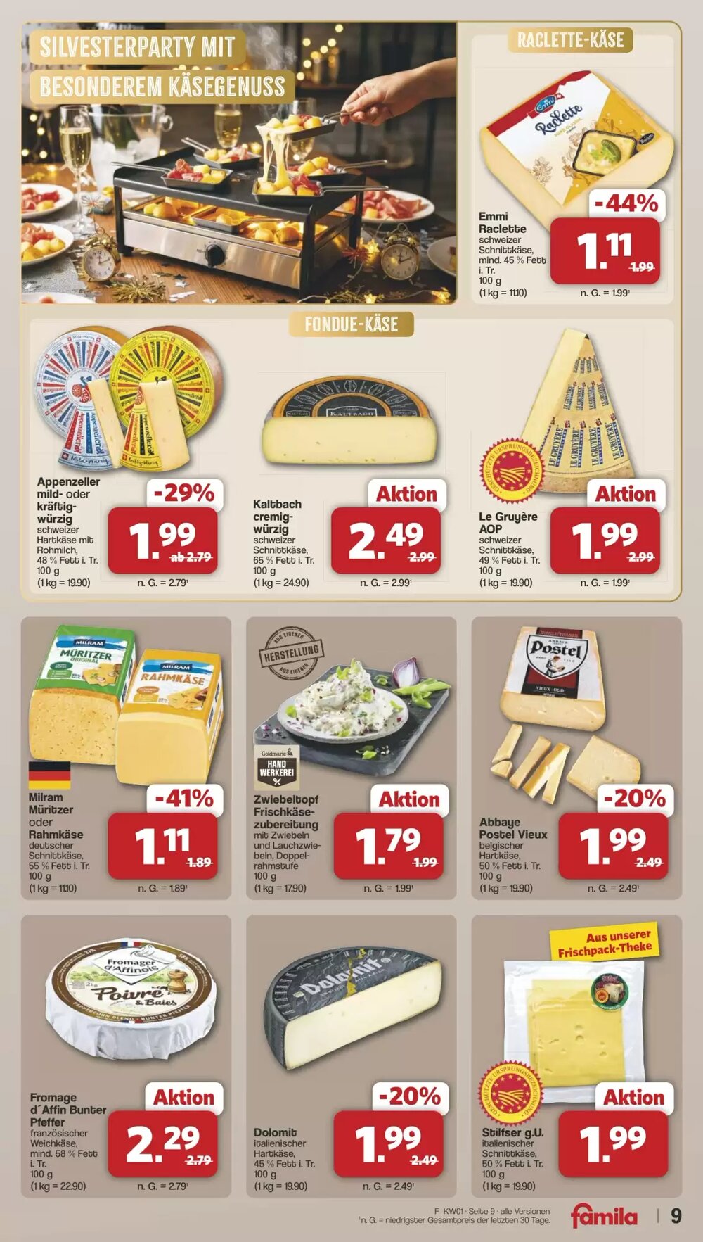 Famila Nord West Prospekt (ab 29.12.2025) zum Blättern - Seite 9