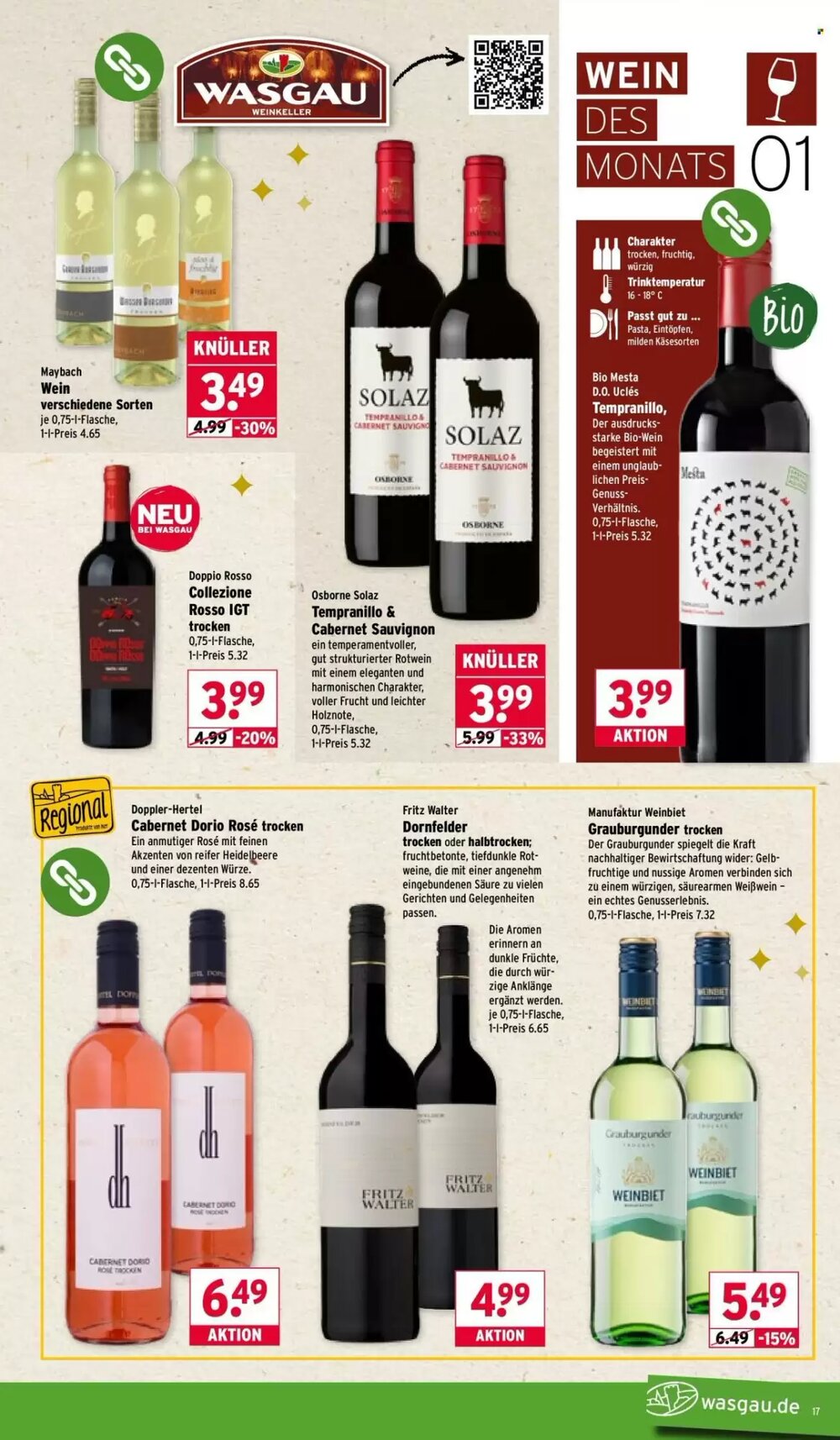 Wasgau Prospekt (ab 29.12.2025) zum Blättern - Seite 17