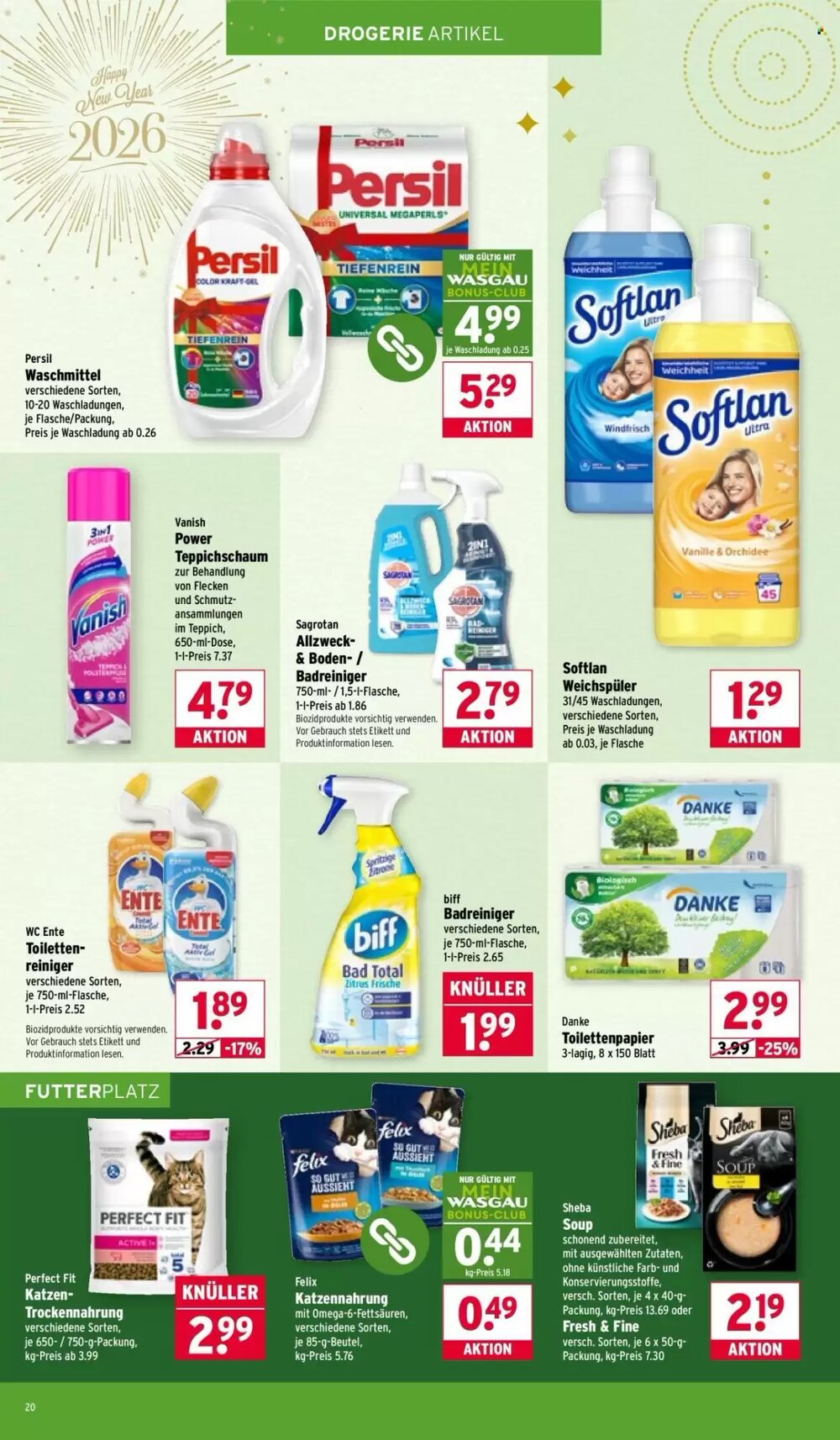 Wasgau Prospekt (ab 29.12.2025) zum Blättern - Seite 20