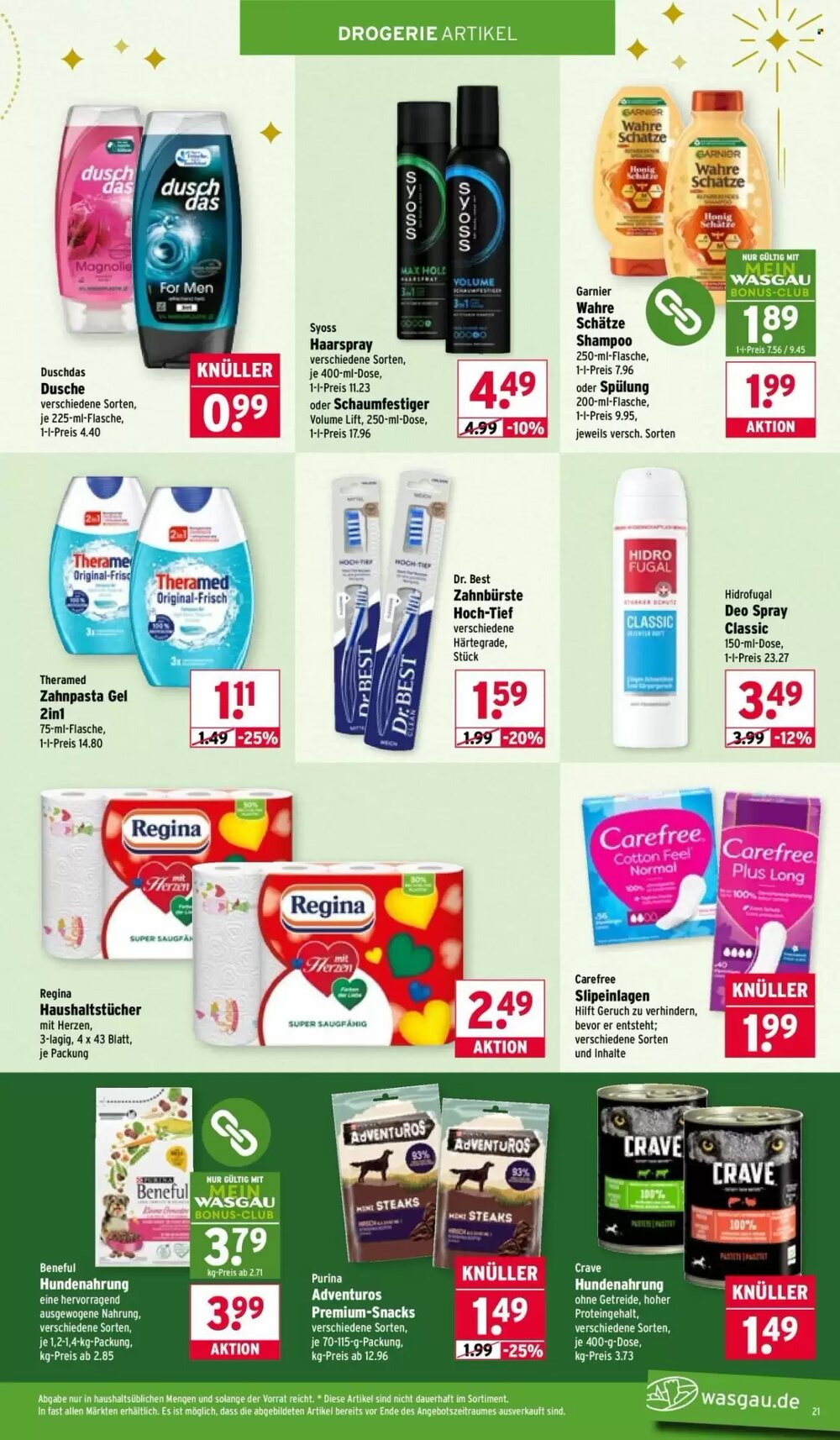 Wasgau Prospekt (ab 29.12.2025) zum Blättern - Seite 21
