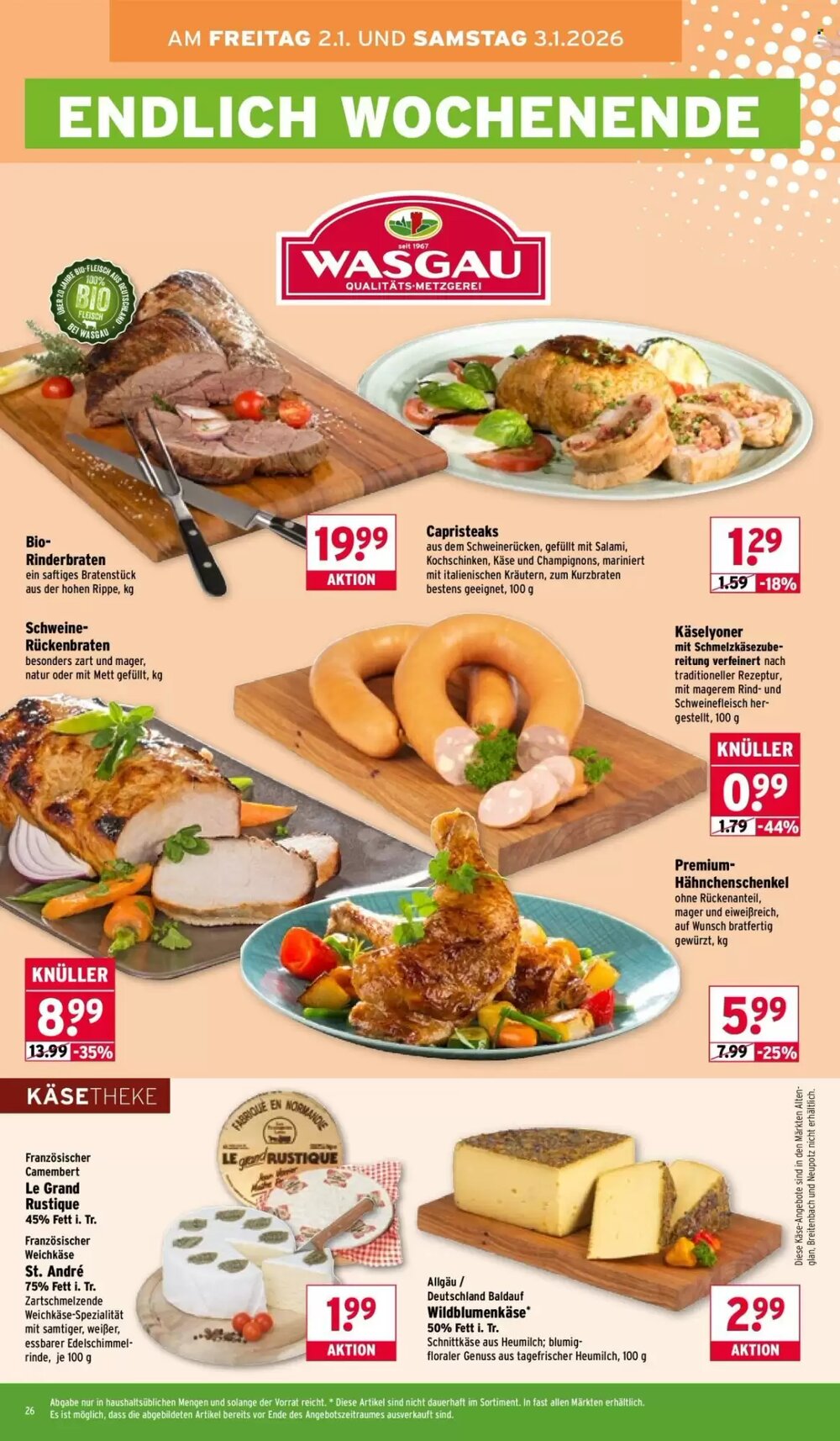 Wasgau Prospekt (ab 29.12.2025) zum Blättern - Seite 26