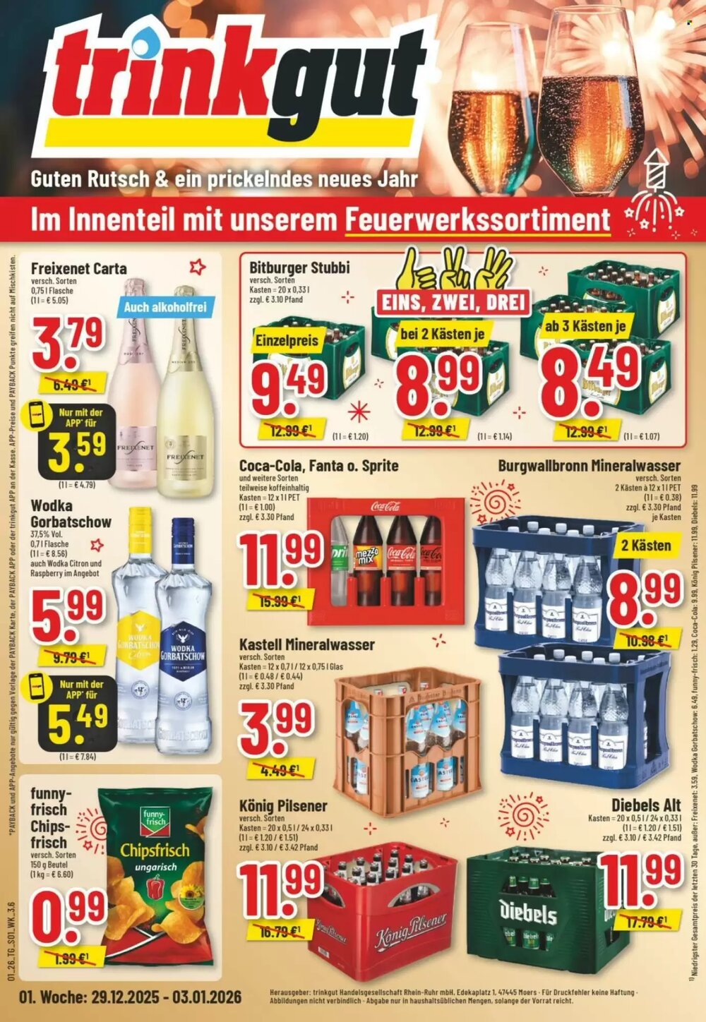 trinkgut Prospekt (ab 29.12.2025) zum Blättern - Seite 1