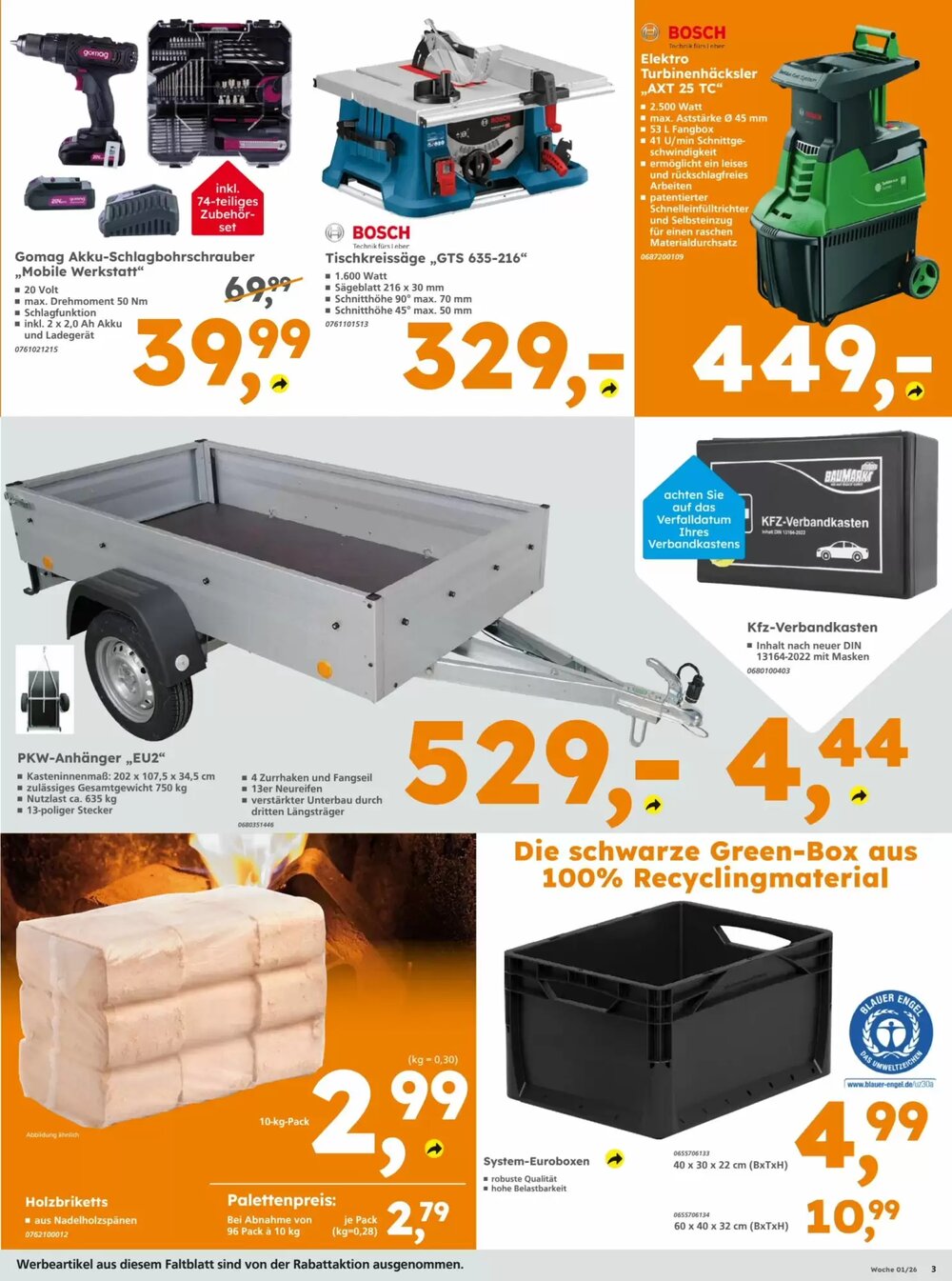 Globus Baumarkt Prospekt (ab 29.12.2025) zum Blättern - Seite 3