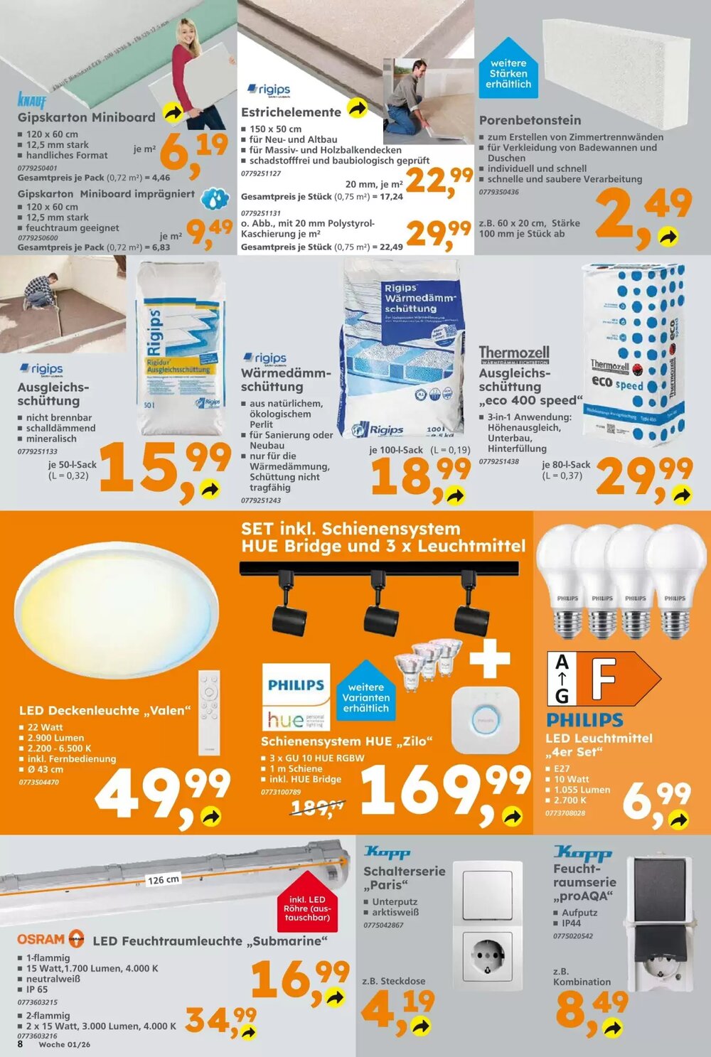 Globus Baumarkt Prospekt (ab 29.12.2025) zum Blättern - Seite 8