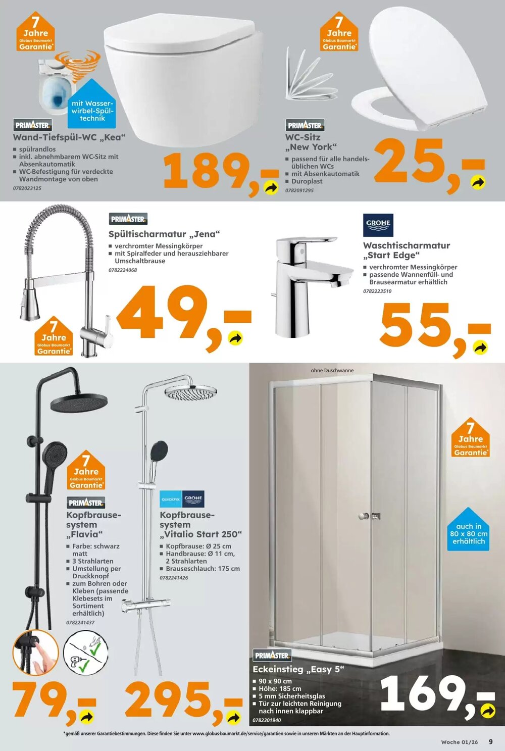 Globus Baumarkt Prospekt (ab 29.12.2025) zum Blättern - Seite 9