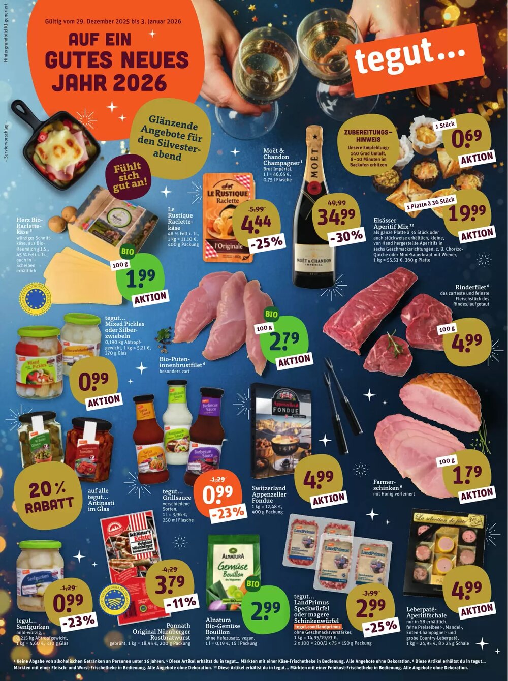 tegut Prospekt (ab 29.12.2025) zum Blättern - Seite 1