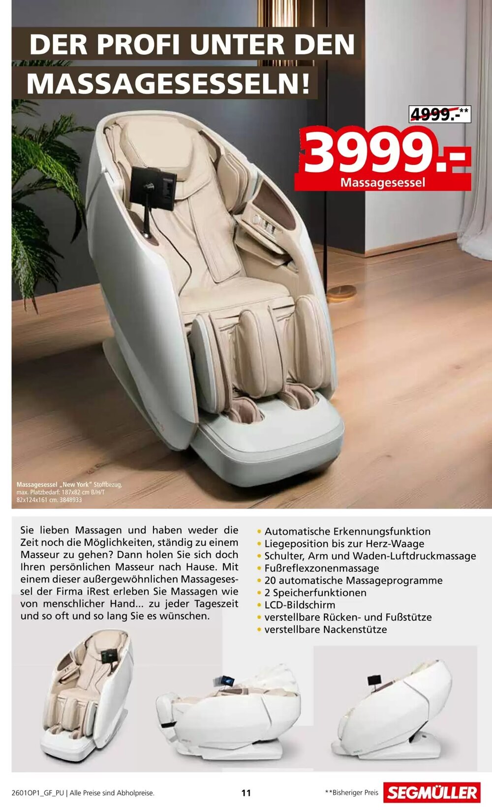 Segmüller Prospekt (ab 29.12.2025) zum Blättern - Seite 11