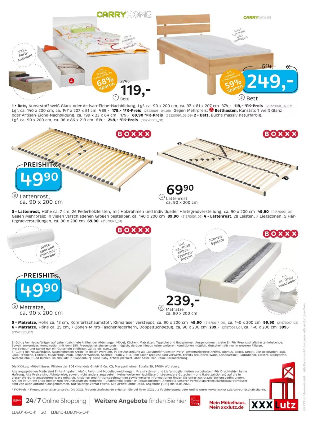 XXXLutz Prospekt (ab 29.12.2025) zum Blättern - Seite 20