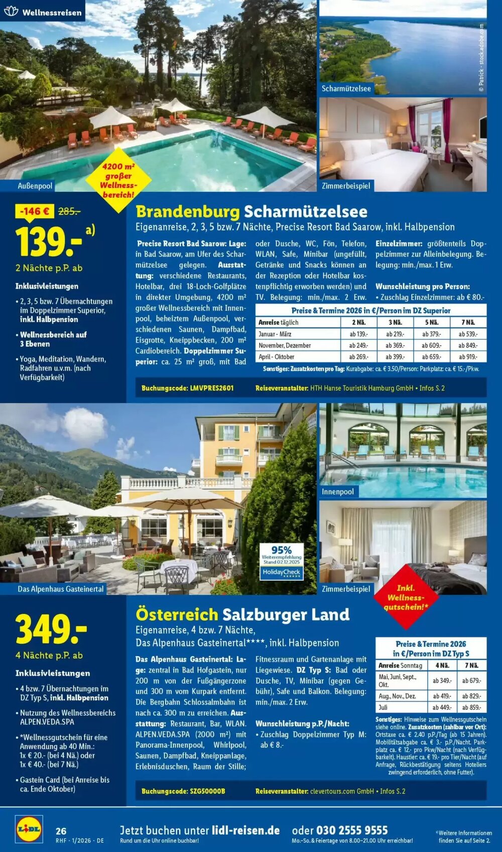 Lidl Reisen Prospekt (ab 29.12.2025) zum Blättern - Seite 26