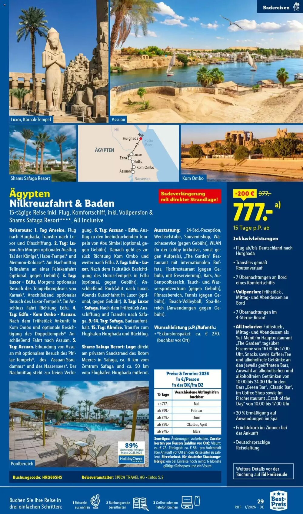 Lidl Reisen Prospekt (ab 29.12.2025) zum Blättern - Seite 29
