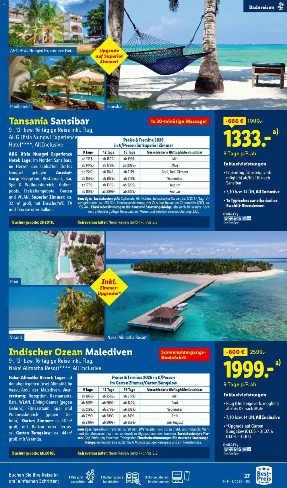 Lidl Reisen Prospekt (ab 29.12.2025) zum Blättern - Seite 37