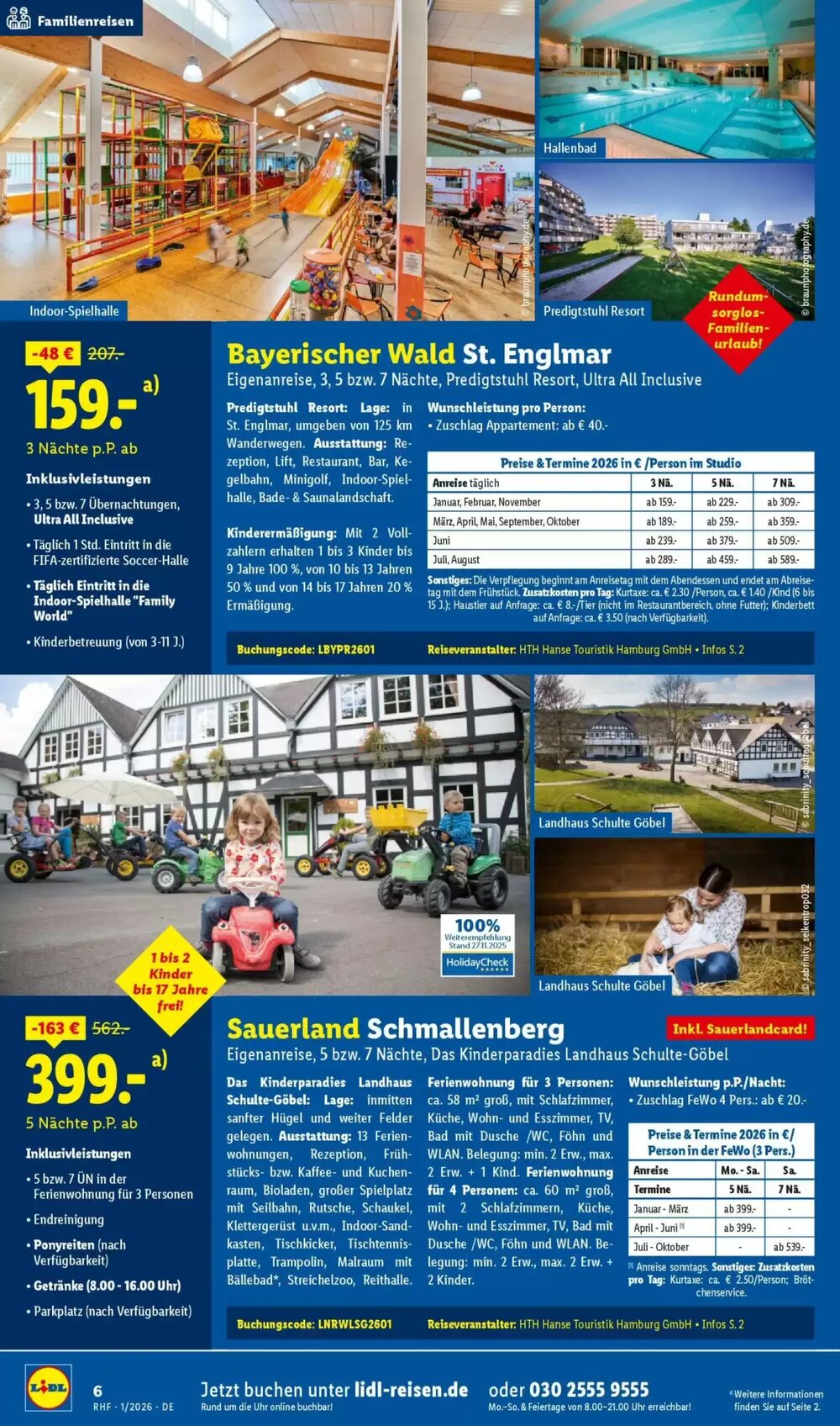 Lidl Reisen Prospekt (ab 29.12.2025) zum Blättern - Seite 6