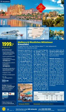 Lidl Reisen Prospekt (ab 29.12.2025) zum Blättern - Seite 60