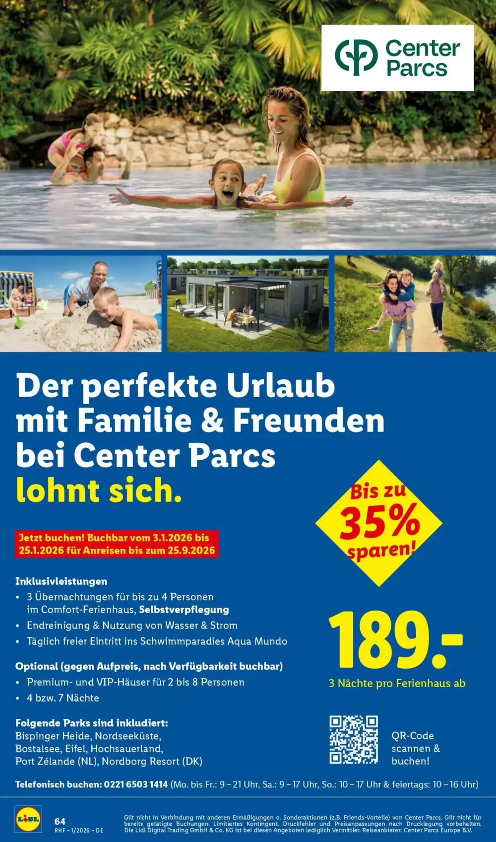 Lidl Reisen Prospekt (ab 29.12.2025) zum Blättern - Seite 64