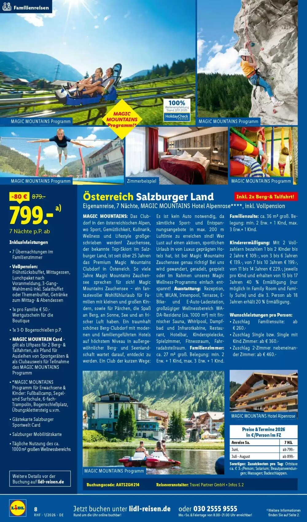 Lidl Reisen Prospekt (ab 29.12.2025) zum Blättern - Seite 8