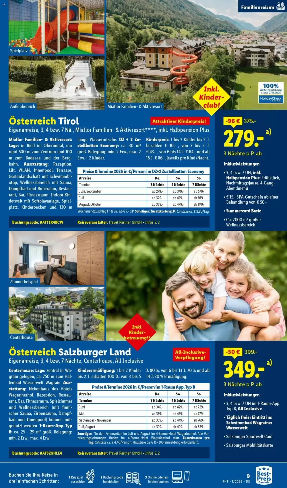 Lidl Reisen Prospekt (ab 29.12.2025) zum Blättern - Seite 9