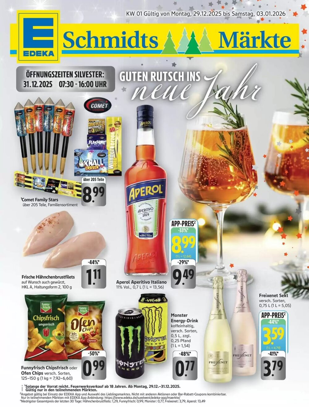 Schmidt's Märkte Prospekt (ab 29.12.2025) zum Blättern - Seite 1