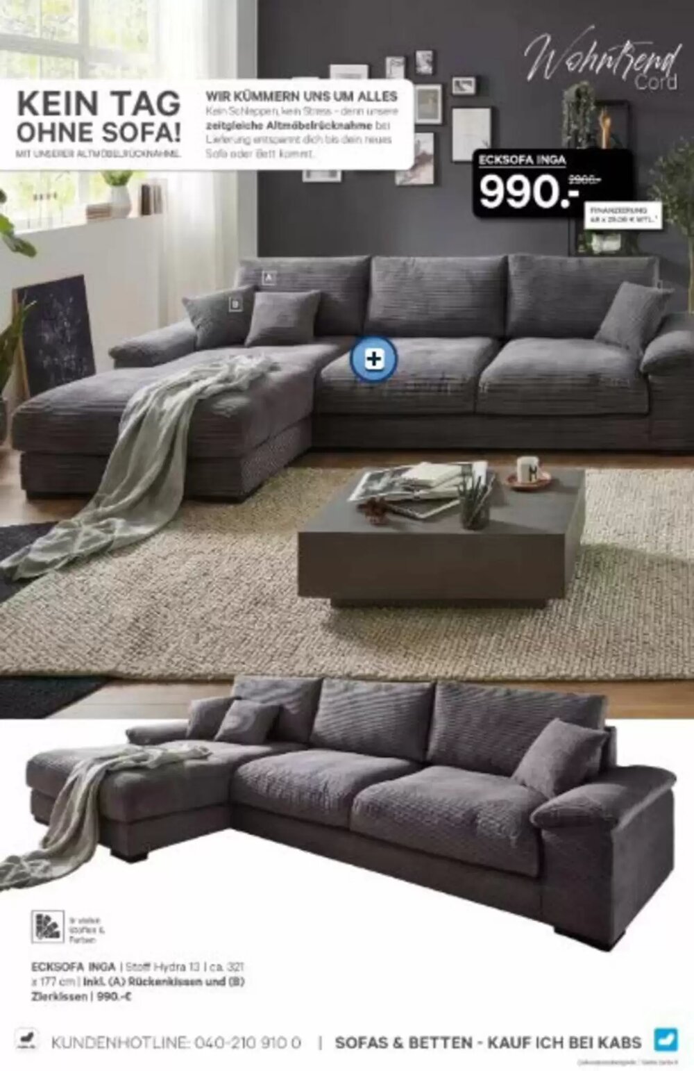 Kabs Polsterwelt Prospekt (ab 29.12.2025) zum Blättern - Seite 10