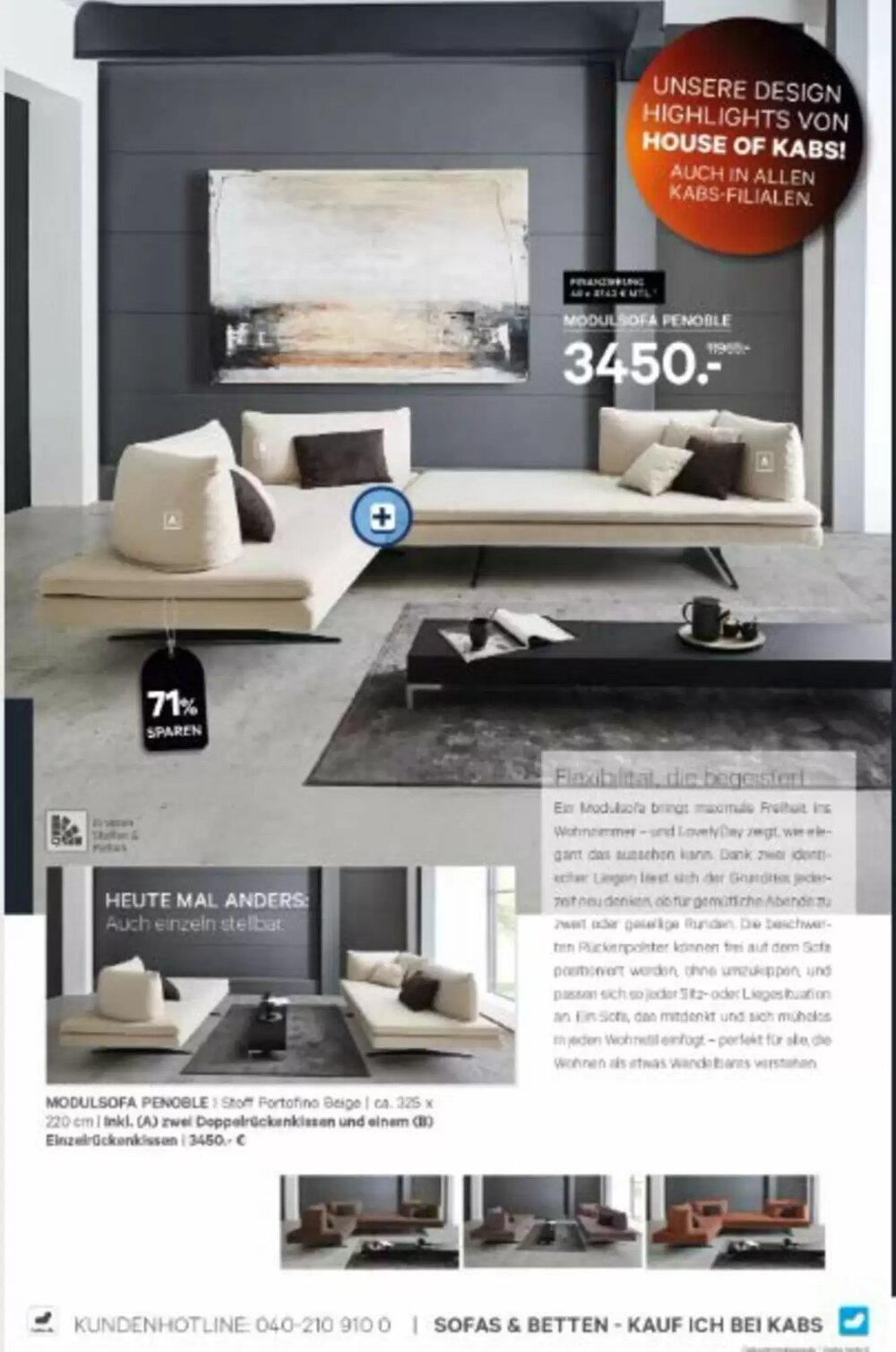 Kabs Polsterwelt Prospekt (ab 29.12.2025) zum Blättern - Seite 15