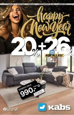Kabs Polsterwelt Prospekt (ab 29.12.2025) zum Blättern - Seite 1
