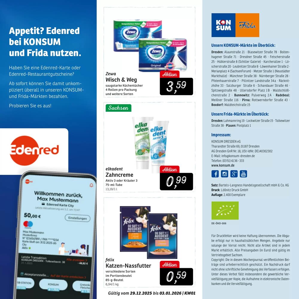 KONSUM Prospekt (ab 29.12.2025) zum Blättern - Seite 12