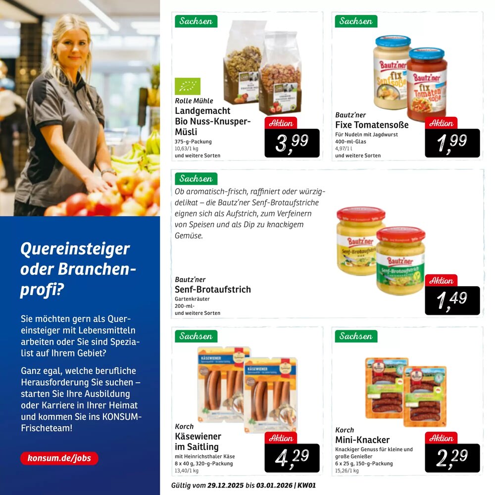 KONSUM Prospekt (ab 29.12.2025) zum Blättern - Seite 2