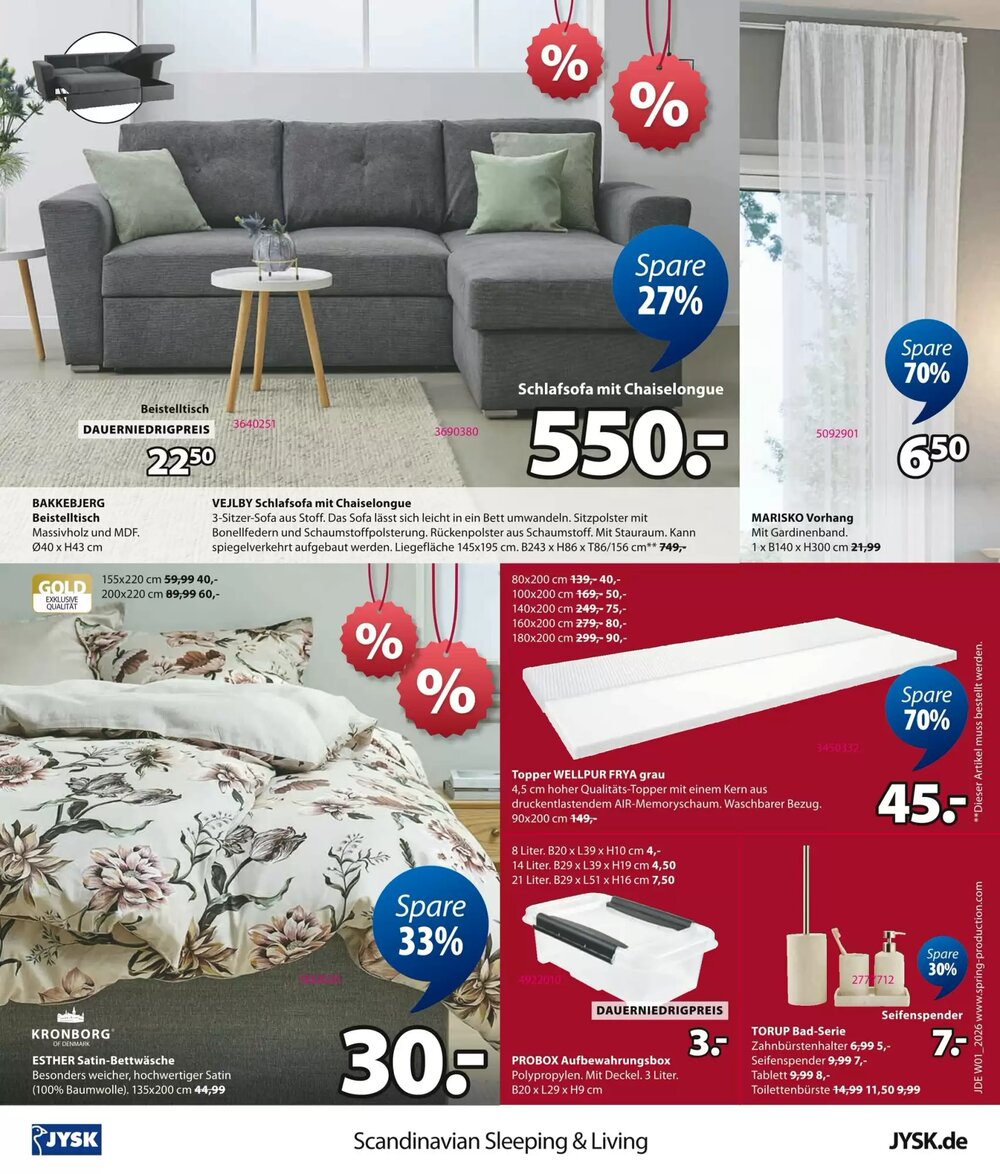 Jysk Prospekt (ab 30.12.2025) zum Blättern - Seite 13