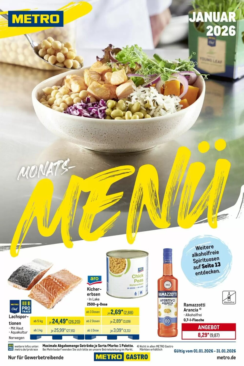 METRO Prospekt (ab 01.01.2026) zum Blättern - Seite 1