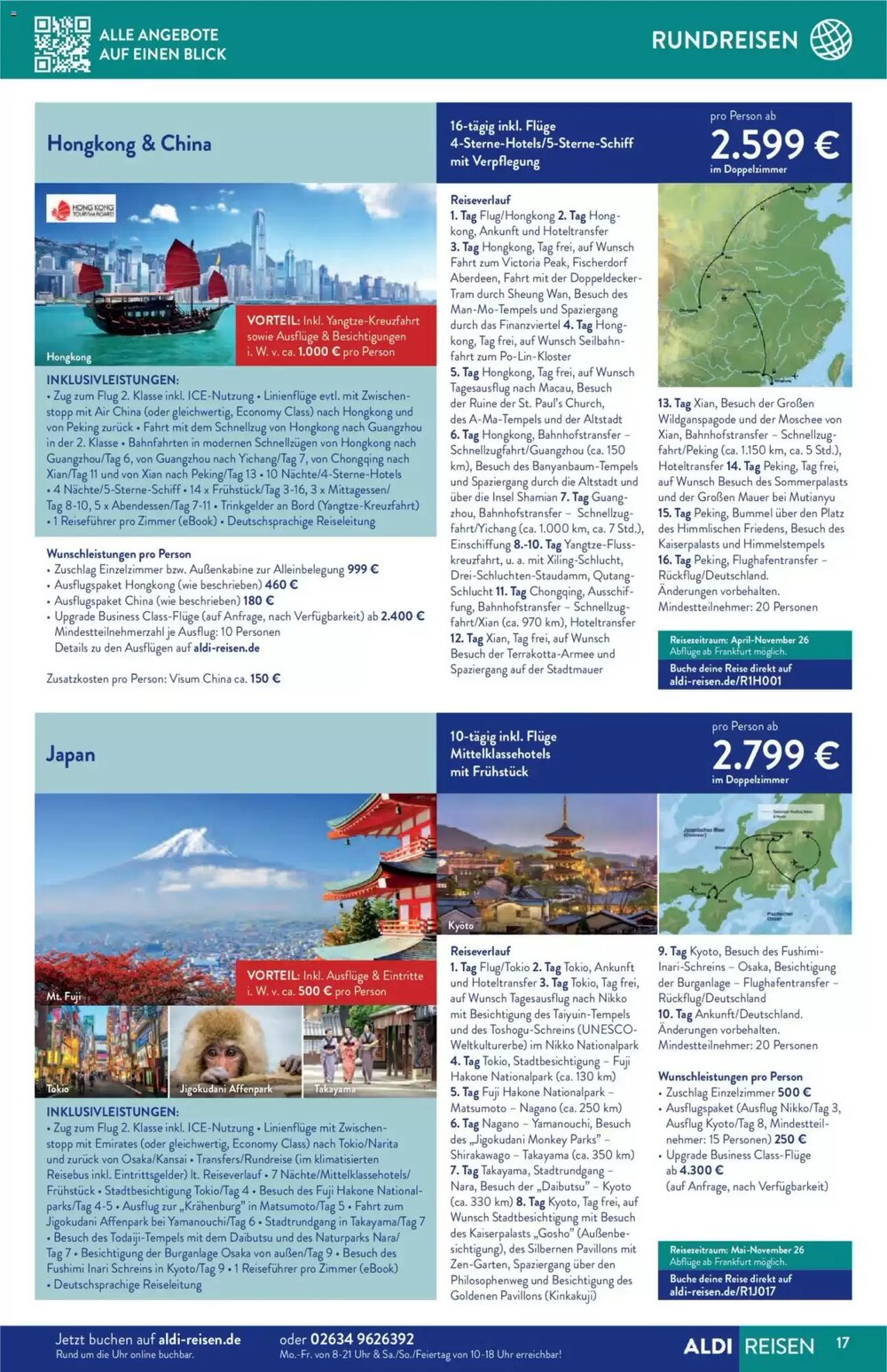 ALDI Nord Reisen Prospekt (ab 01.01.2026) zum Blättern - Seite 17