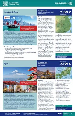 ALDI Nord Reisen Prospekt (ab 01.01.2026) zum Blättern - Seite 17